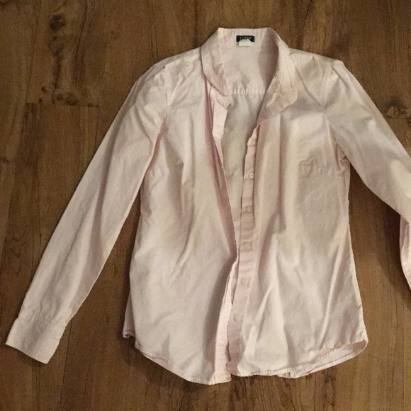 Jcrew sm pink pinstripe button down - Picture 1 of 3